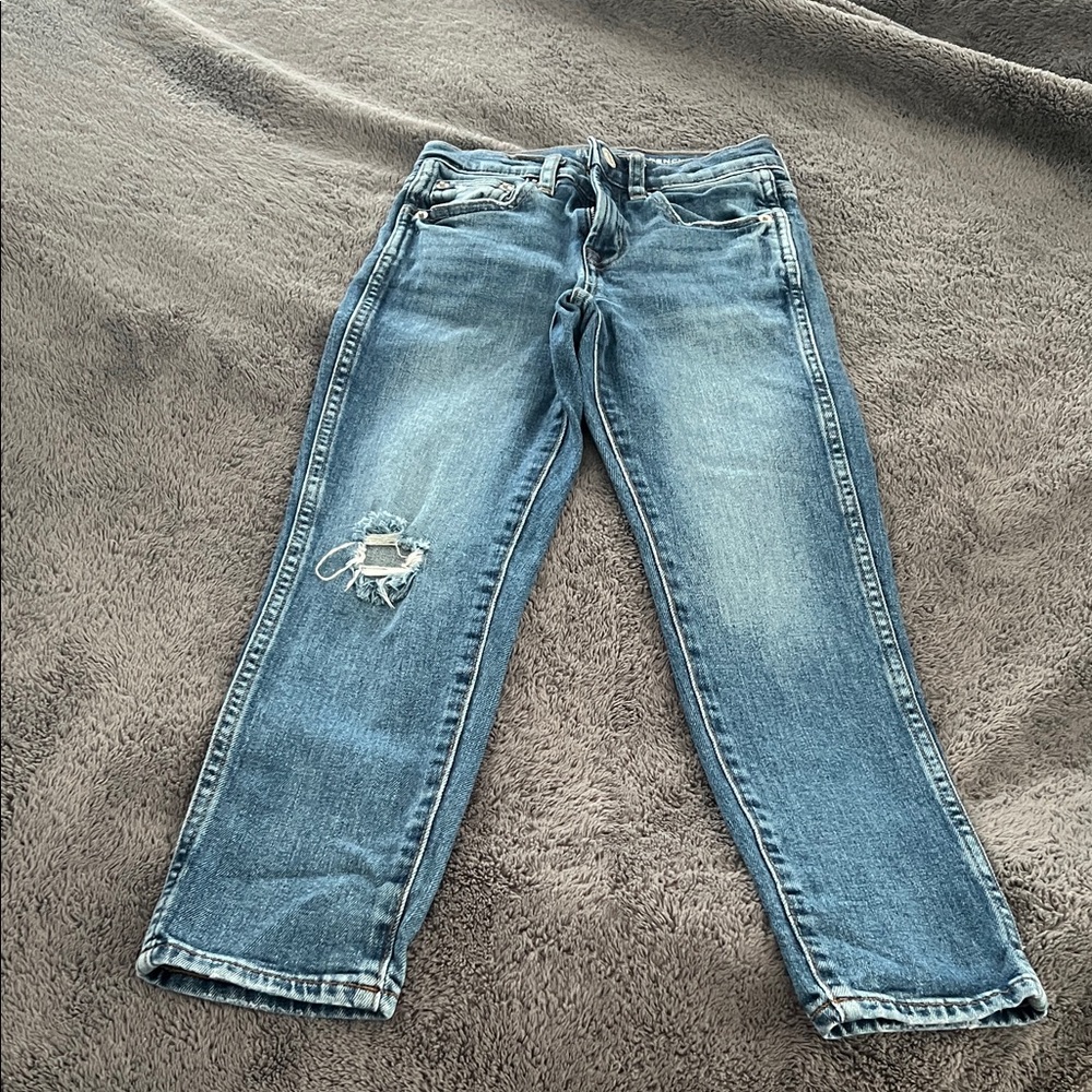 GAP High Rise Pencil Slim Ankle Jeans - Blue